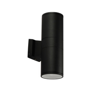 APLIQUE LED PARED BIFOCAL NEGRO 7W 2XGU10 IP65