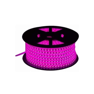 CINTA LED 60L 5050 120V ROSADA SILICONADA CON ADHESIVO