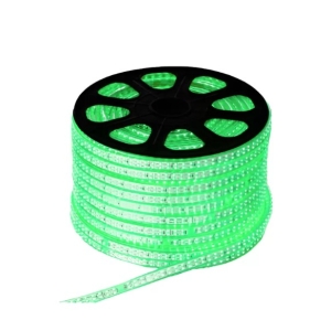 CINTA LED 60L 5050 120V VERDE SILICONADA CON ADHESIVO