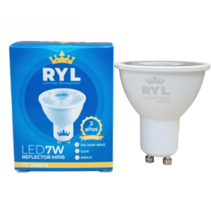 DICROICO LED 7W 3500K GU-10 ROYAL LIGHTING YBS16