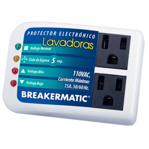 PROTECTOR ELECTRÓNICO DE VOLTAJE PARA LAVADORAS Y LAVAVAJILLAS BREAKERMATIC.