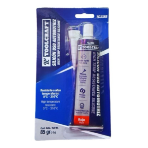 SILICONA ROJO USO AUTOMOTRIS 85GR TOOLCRAFT TC3385