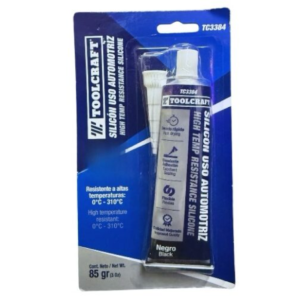 SILICONA NEGRA USO AUTOMOTRIS 85GR TOOLCRAFT TC3384