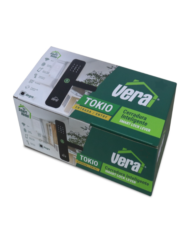 Cerradura Inteligente Pantalla Tactil Para Entrada Principal Wifi Color Negro Tokio S5 - Imagen 14