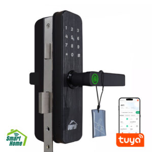 Cerradura Inteligente Pantalla Tactil Para Entrada Principal Wifi Color Negro Tokio S5