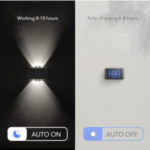 APLIQUE LED PARED 3,2W CCT RGB 12 TONOS NG UP & DOWN SOLAR 6L IP65 MERCURY ISL102