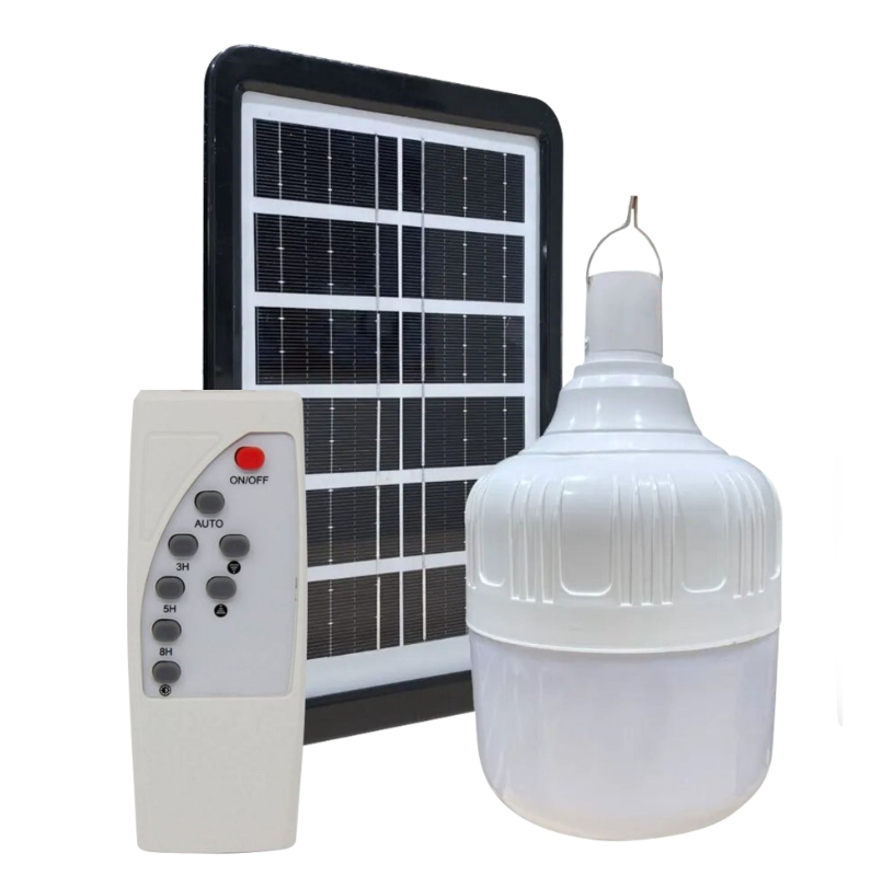 BOMBILLO LED 20W 6500K RECARGABLE E27 SOLAR C/CONTROL REMOTO 2180 ILUMAX