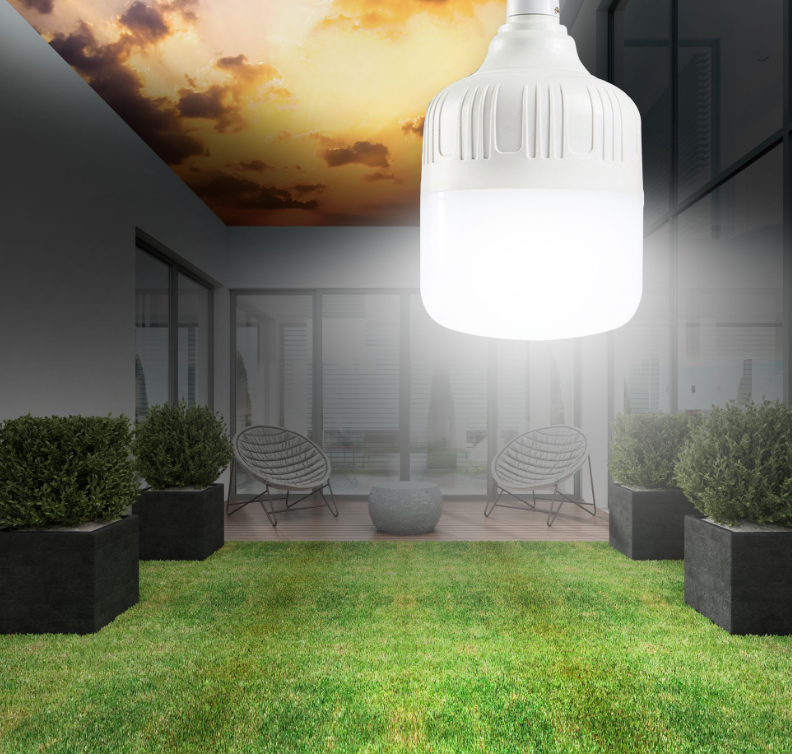 BOMBILLO LED 20W 6500K RECARGABLE E27 SOLAR C/CONTROL REMOTO 2180 ILUMAX - Imagen 3