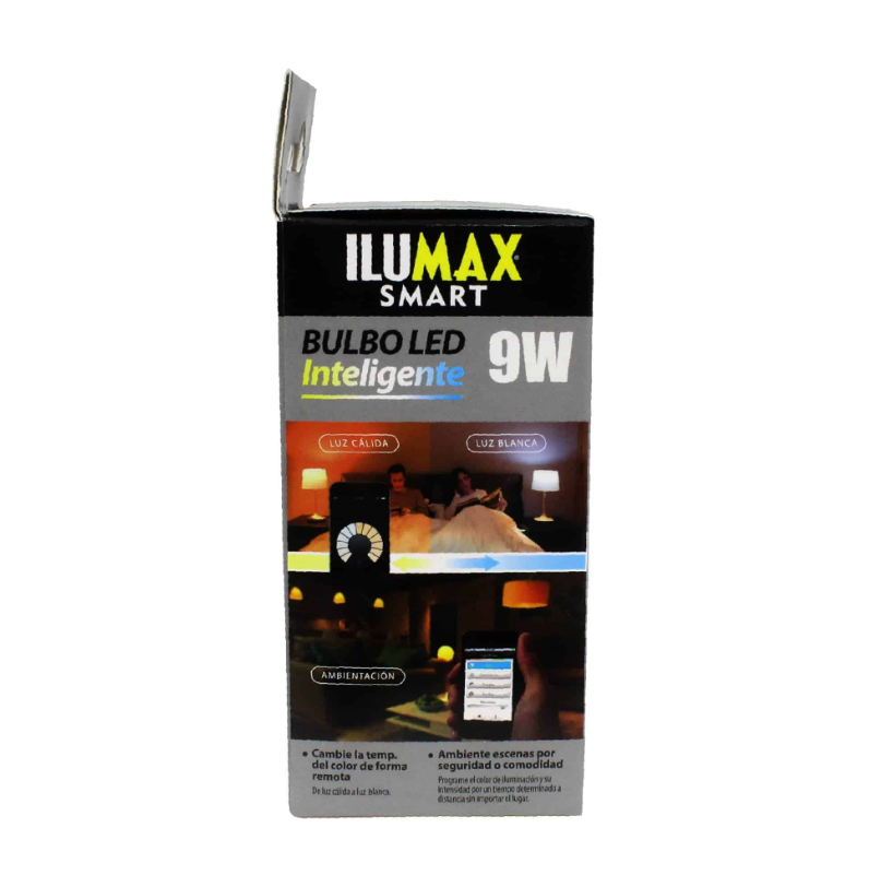BOMBILLO LED 09W 3500K-6500K SMART WIFI DIMERIZABLE ILUMAX 1866 - Imagen 4
