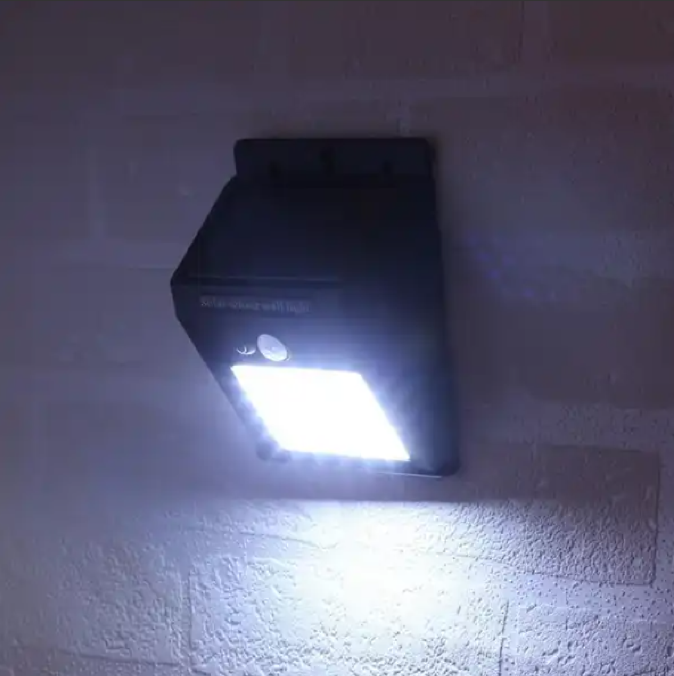 APLIQUE LED PARED 5W 4000K C/SENSOR SOLAR ECOLITE REF: APSUN5