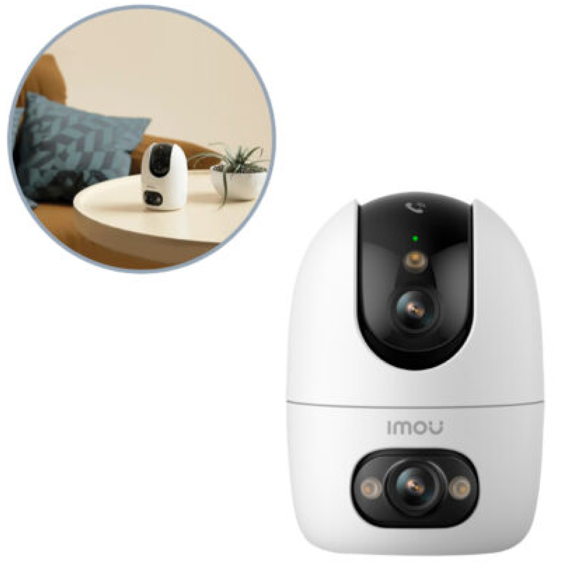 Cámara WiFi Indoor Smart Imou Ranger 2 Dual 6MP (3MP+3MP) - Imagen 2