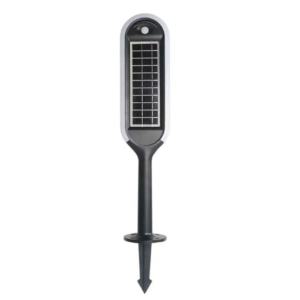 BOLARDO LED 5W DOBLE PANEL SOLAR 360° CON SENSOR ILUMAX 2106