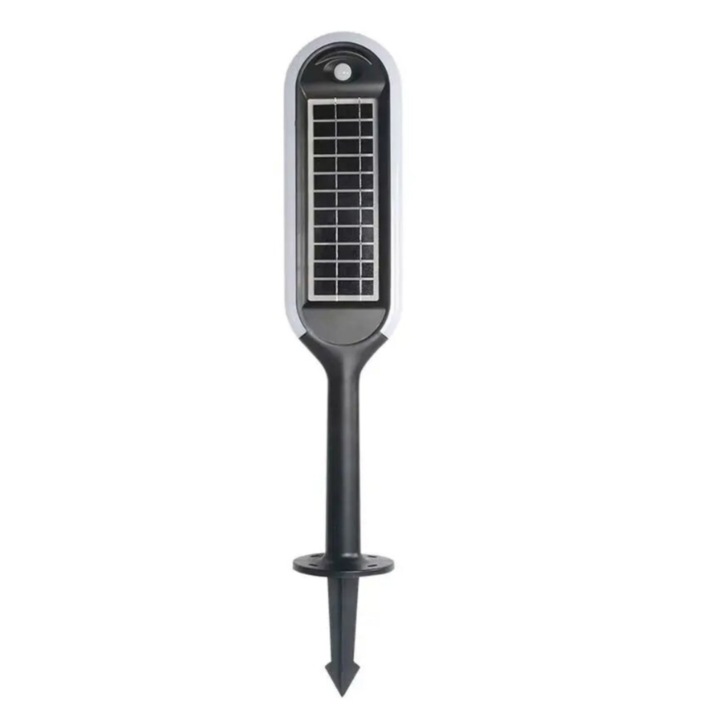 BOLARDO LED 5W DOBLE PANEL SOLAR 360° CON SENSOR ILUMAX 2106
