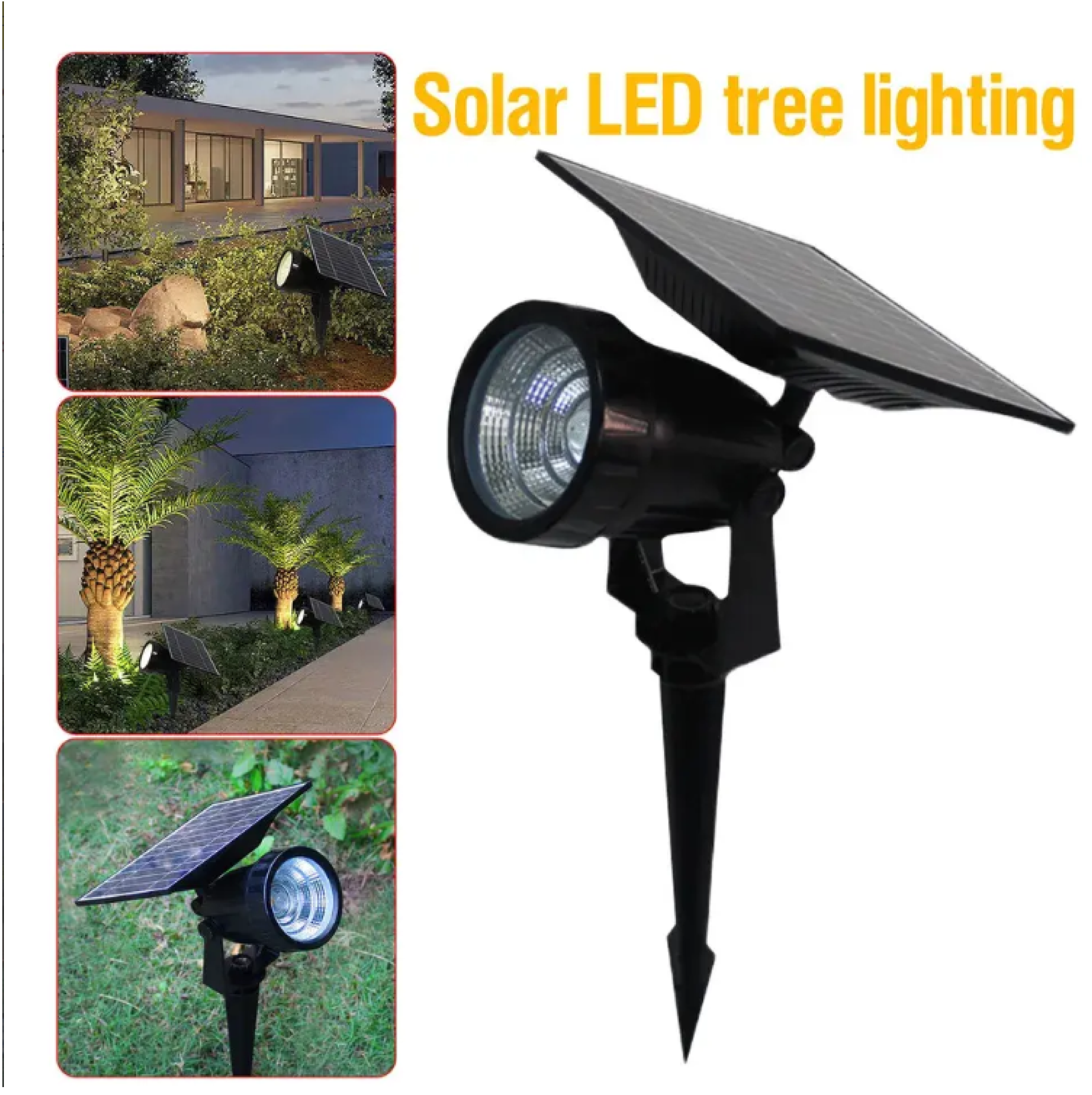ESTACA SOLAR LED 5W 6500K NEGRO MERCURY ISL30 - Imagen 3