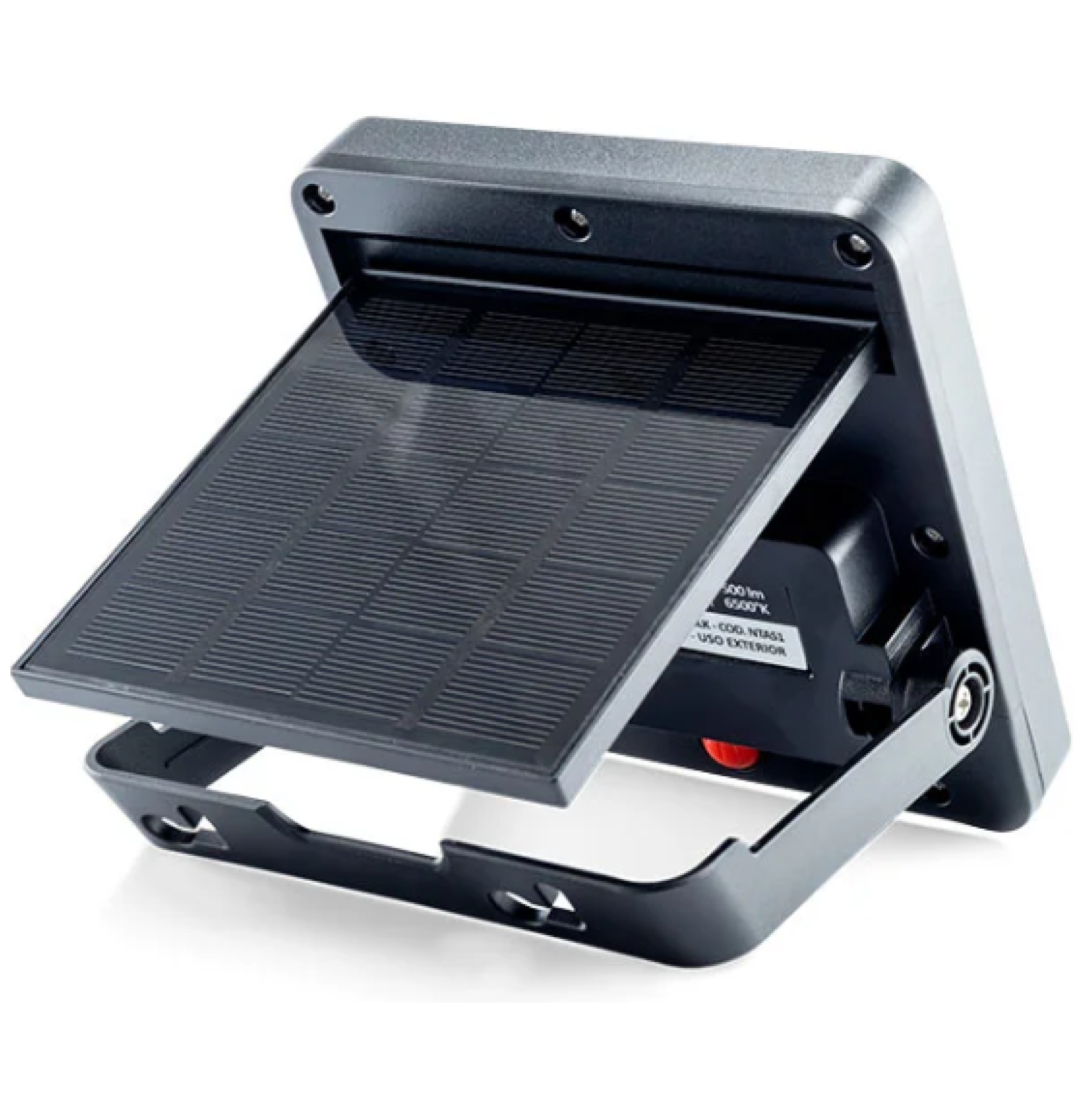 APLIQUE LED PARED 4W 3000K C/SENSOR SOLAR NEGRO IP65 RW10 ROYAL LIGHTING - Imagen 2