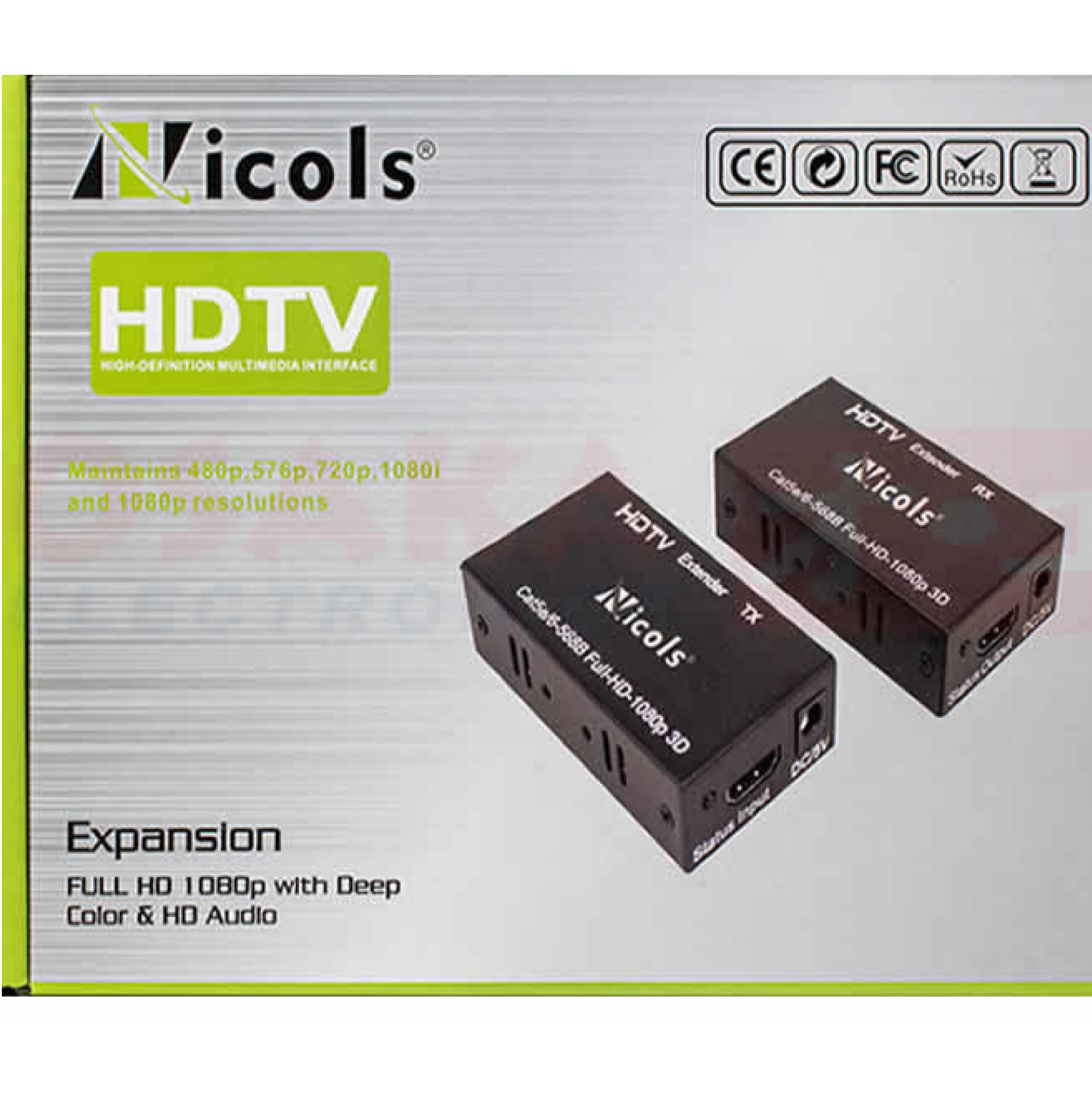 CABLE HDMI A RJ45 EXTENDER 60MTS ISMART CC-8786 - Imagen 2