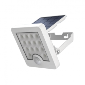 APLIQUE LED PARED 4W 3000K C/SENSOR SOLAR BLANCO IP65 RW10 ROYAL LIGHTING