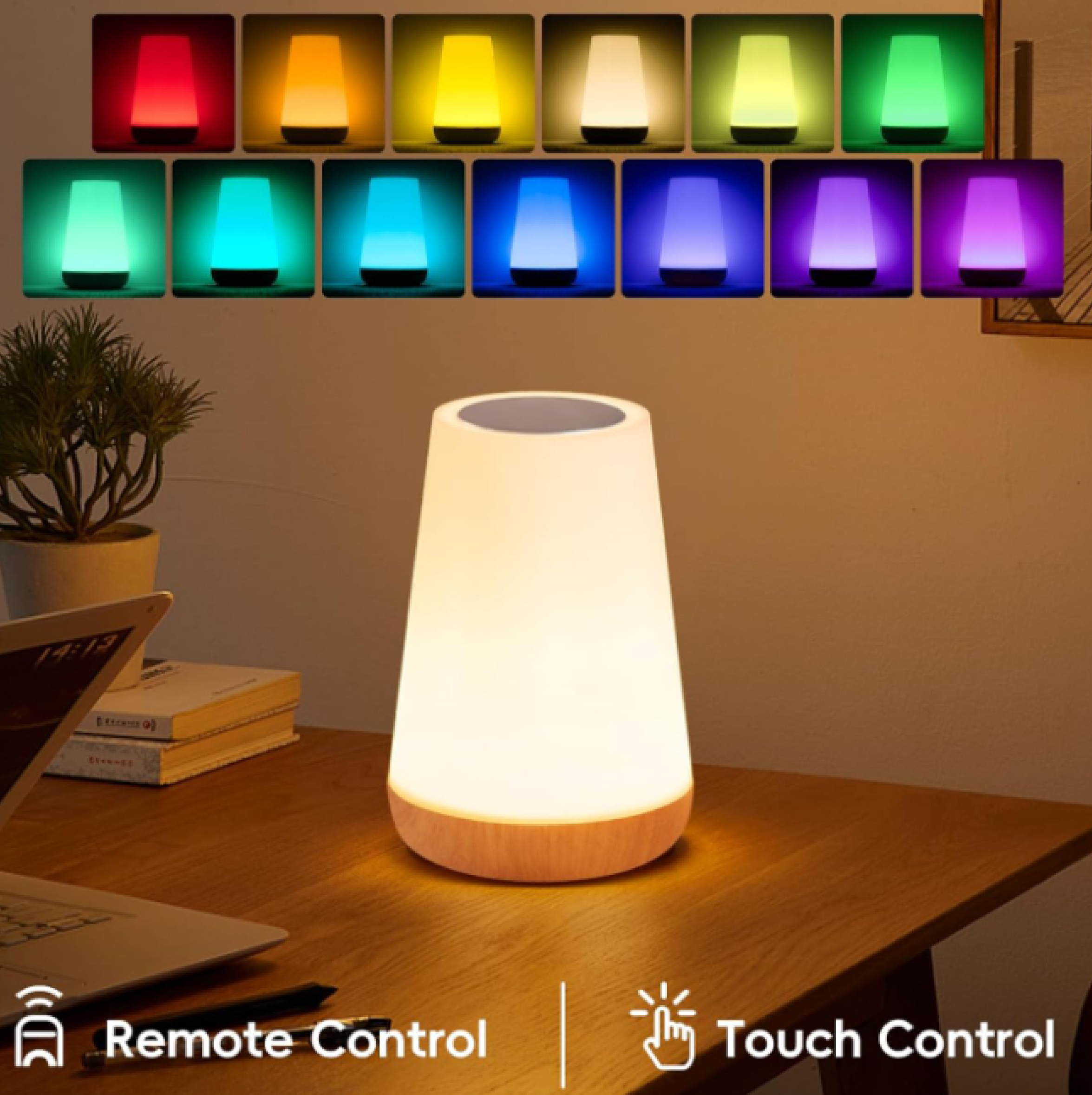 LAMPARA ESCRITORIO 3W RGB RECARGABLE C/CONTROL DIMME ILUMAX - Imagen 5
