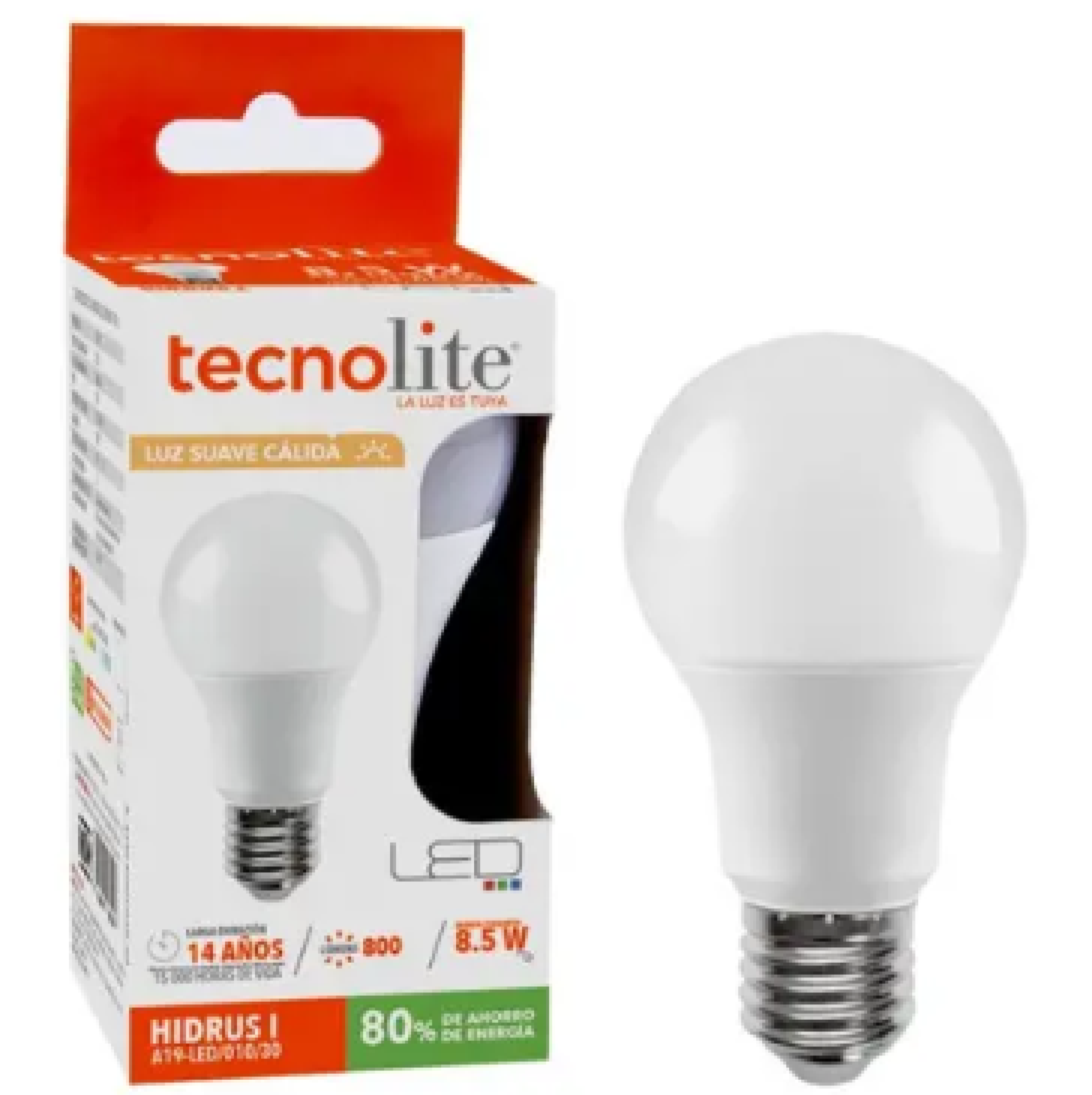 BOMBILLO LED 11W 6500K TECNOLITE A19 REF A19-LED/012/65