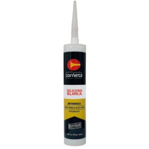 SILICONA SELLADORA MULTIUSO BLANCA 280ML ANTI HONGO CORNETA 56601102