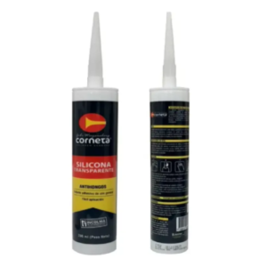 SILICONA SELLADORA MULTIUSO TRANSPARENTE 280ML ANTI HONGO CORNETA 560566