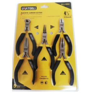 JUEGO DE MINI ALICATES 5 PCS JUNIOR EXTRA UYUS REF ALJ502
