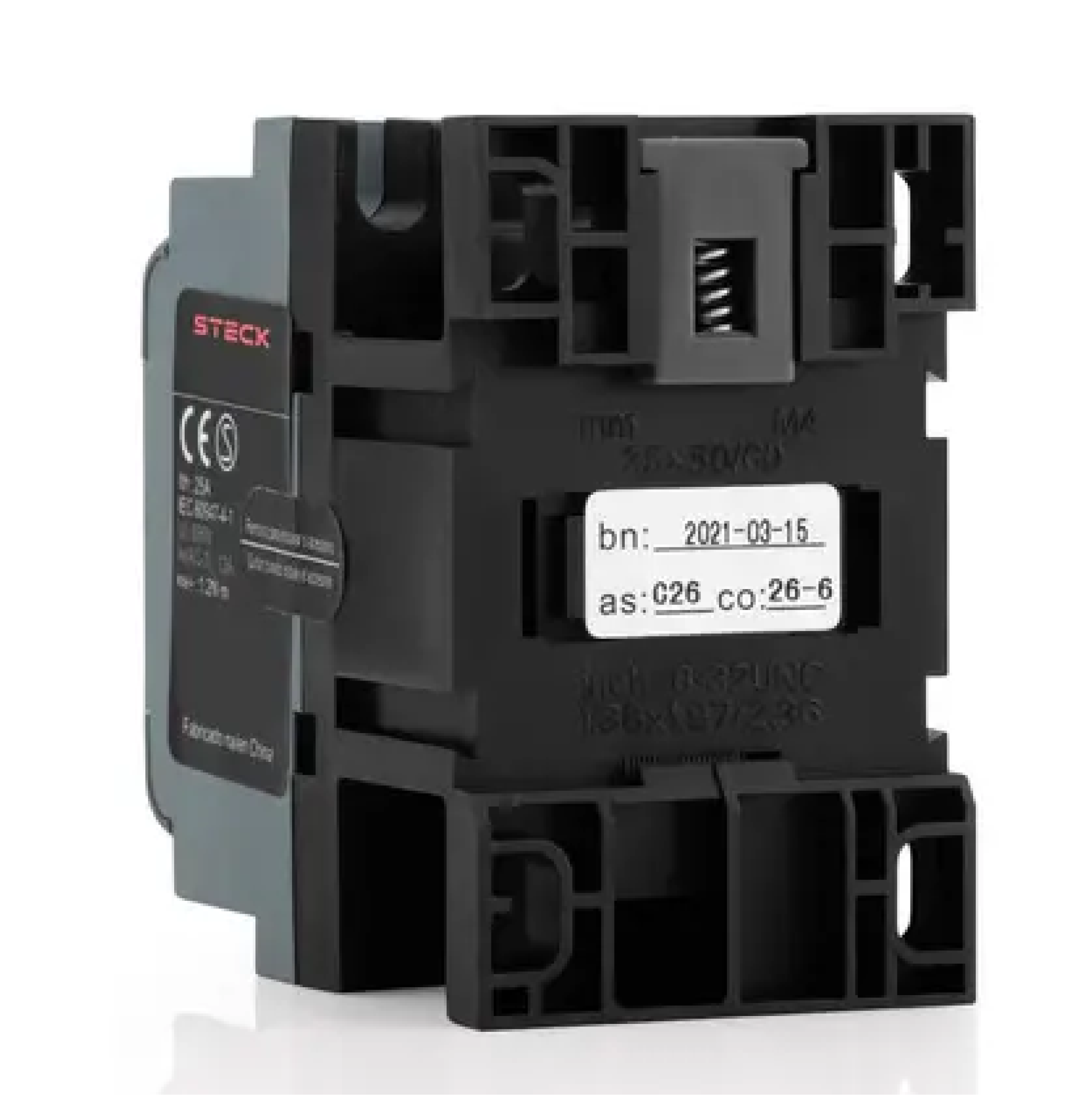 CONTACTOR TRIPOLAR 18A AC3 32A AC1 BOBINA 220 VAC 1NA STECK REF SK118A10M - Imagen 2