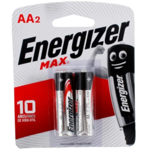 PILA ALKALINA AA  X2 ENERGIZER 1001