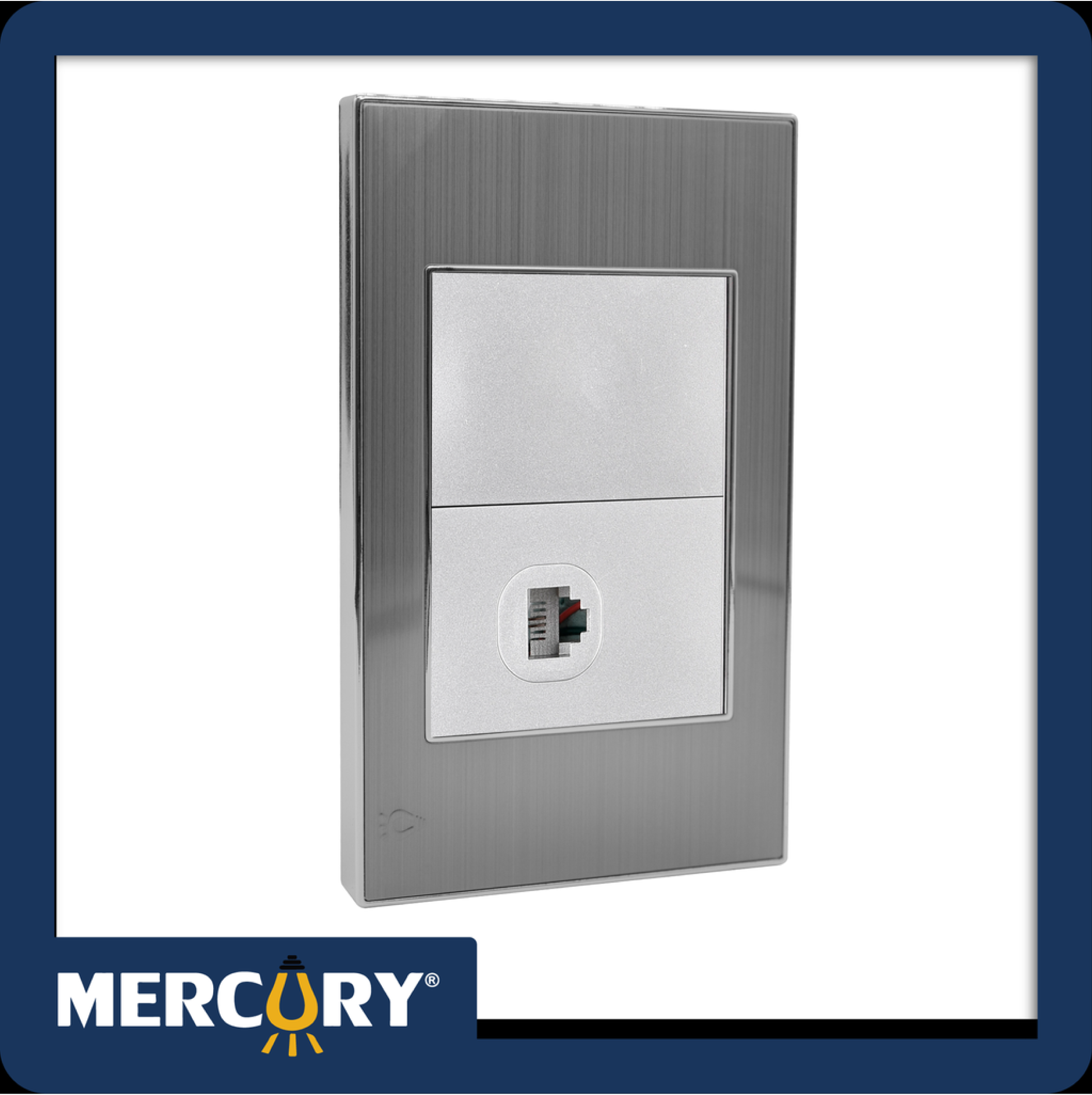 TOMA TELEFONO SENCILLA STAINLESS MERCURY REF ETI49