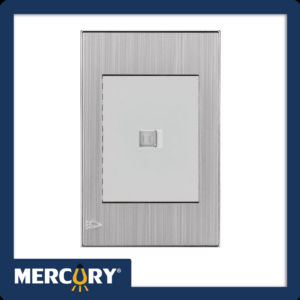 TOMA RJ45 PLATEADA (STAINLESS) MERCURY REF ETI154