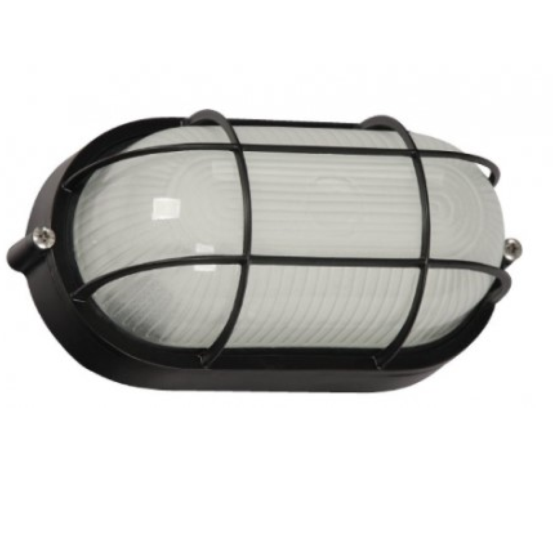 TORTUGA OVALADA 60W 120V NEGRA E27 IP44 ILUMAX 2148
