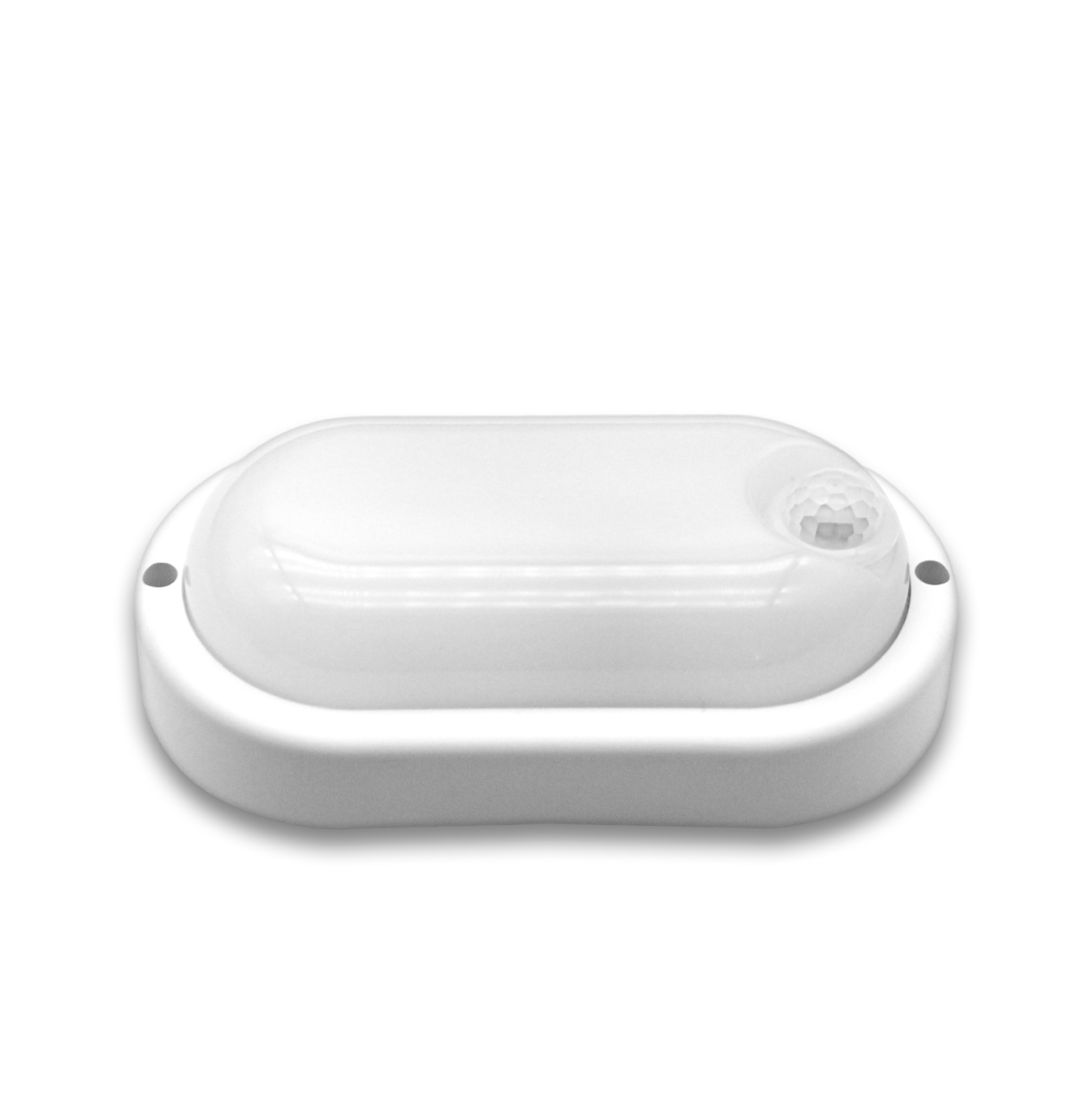 TORTUGA LED 12W 6500K OVALADA C/SENSOR BLANCA ILUMAX 2547