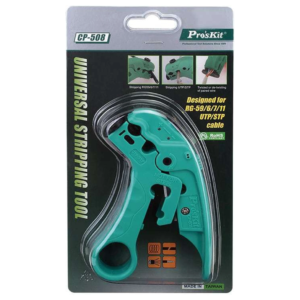 PELA CABLE UTP/STP RG-59-6-7-11 VERDE PROSKIT CP-508
