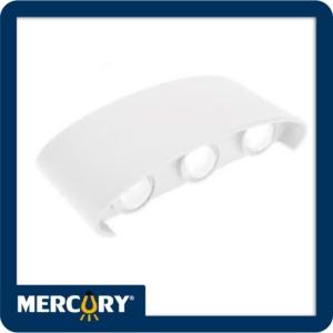 APLIQUE LED PARED 06W 3000K BL UP & DOWN MERCURY REF IDL73