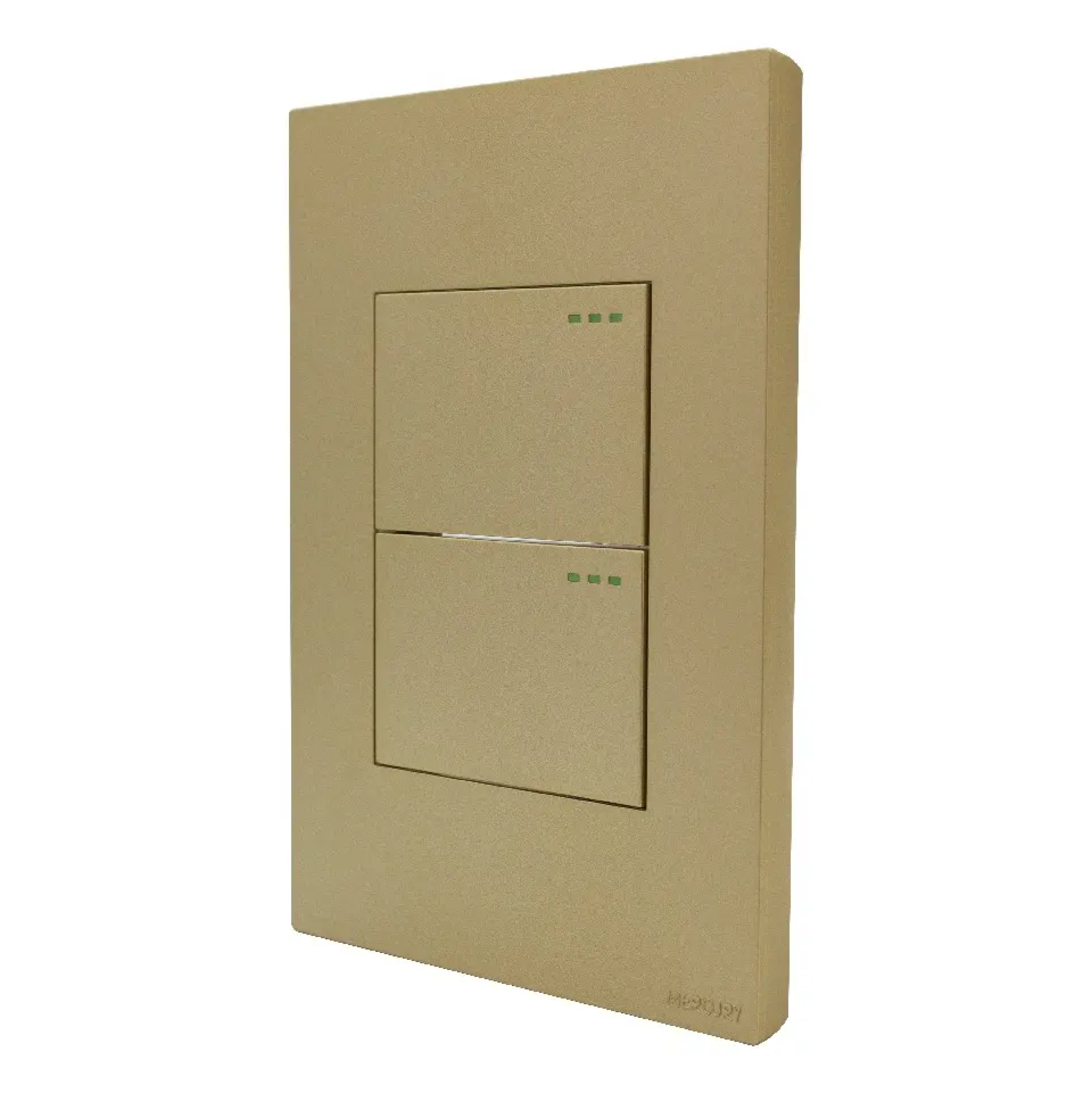 INTERRUPTOR CONM DOBLE GOLDEN LUXURY MERCURY REF ETI127