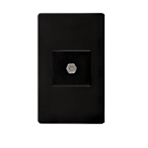 TOMA COAXIAL SENCILLA PLUS NEGRO MERCURY ETI193