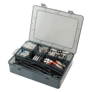 CAJA ORGANIZADORA PLASTICA 12 DIVISIONES 225X180X60M PROSKIT REF SB-6005