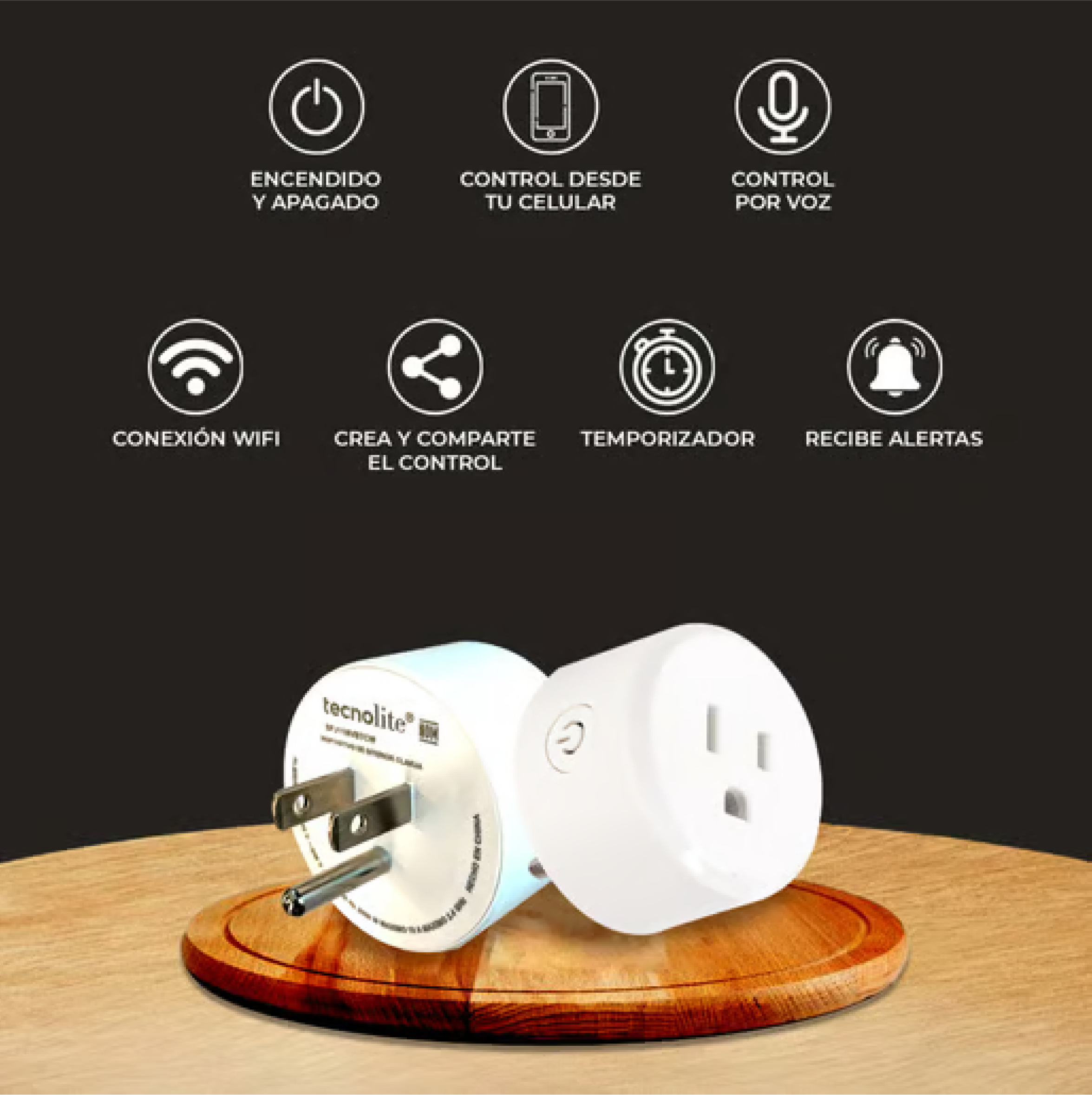 TOMA SENCILLA C/P SMART WIFI TECNOLITE REF. SPJ11MVBTCW - Imagen 8