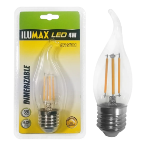 LED VELA 4W 3000K E-27 FILA DIMME PICO ILUMAX REF 1356
