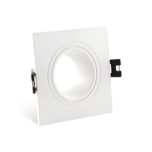 BALA LED CARDAN SENCILLA GU10  BLANCA ALUMINIO ECOLITE REF: DLGUALAX1