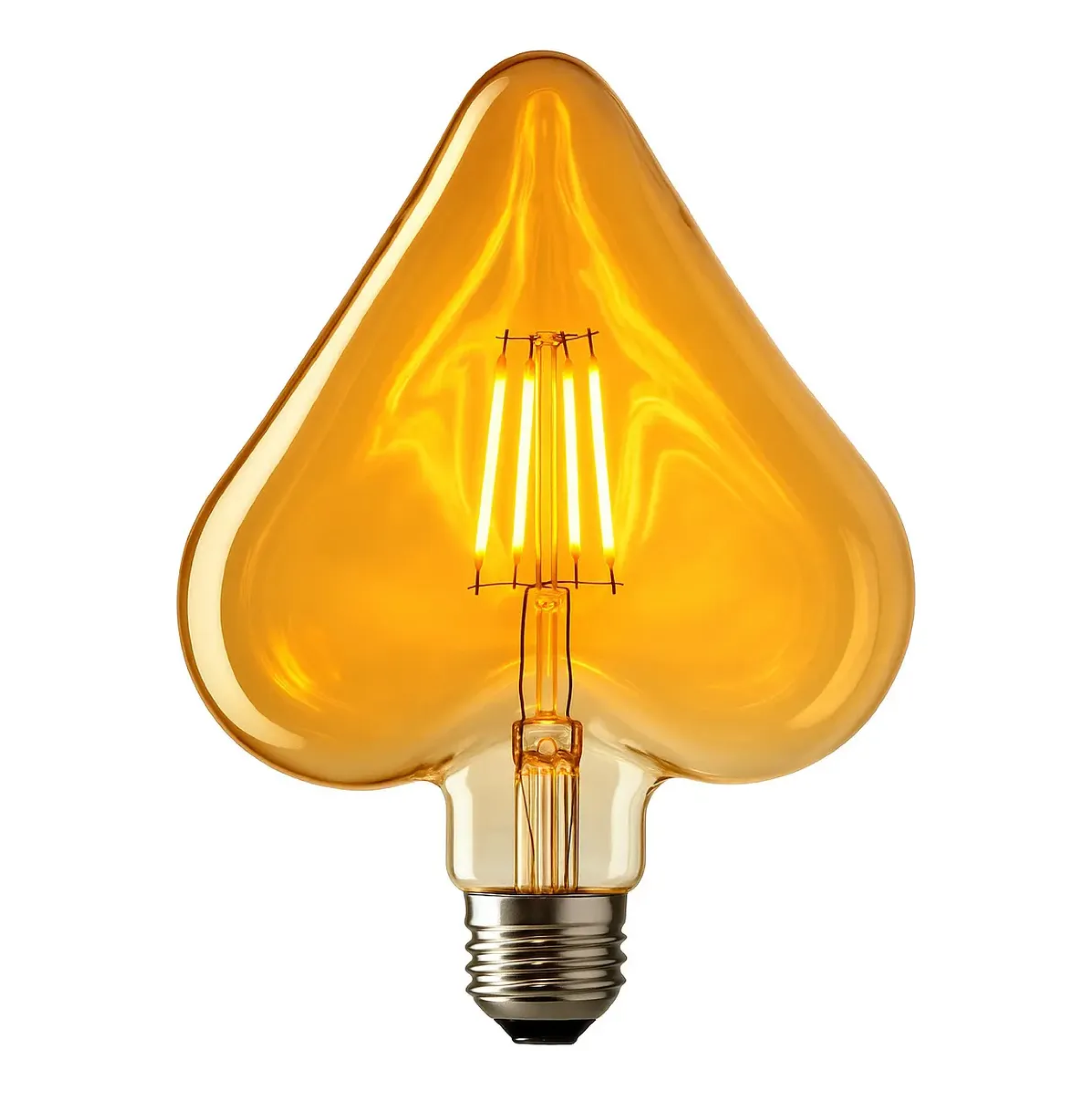 BOMBILLO LED 03W 2500K FILAMENTO GOLDEN/CORAZON-CORAZON EVERGREEN