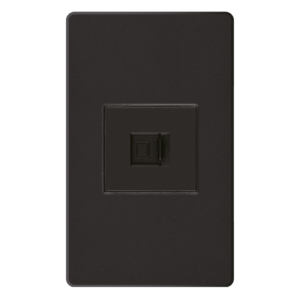 TOMA RJ45 NEGRO MATE MERCURY ETI166