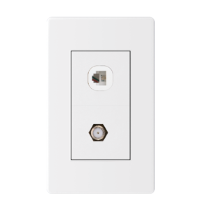 TOMA TELEFONO+COAXIAL BL PLUS MERCURY ETI181