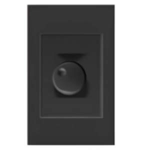 DIMMER PERILLA SENCILLO NEGRO MATE MERCURY ETI169