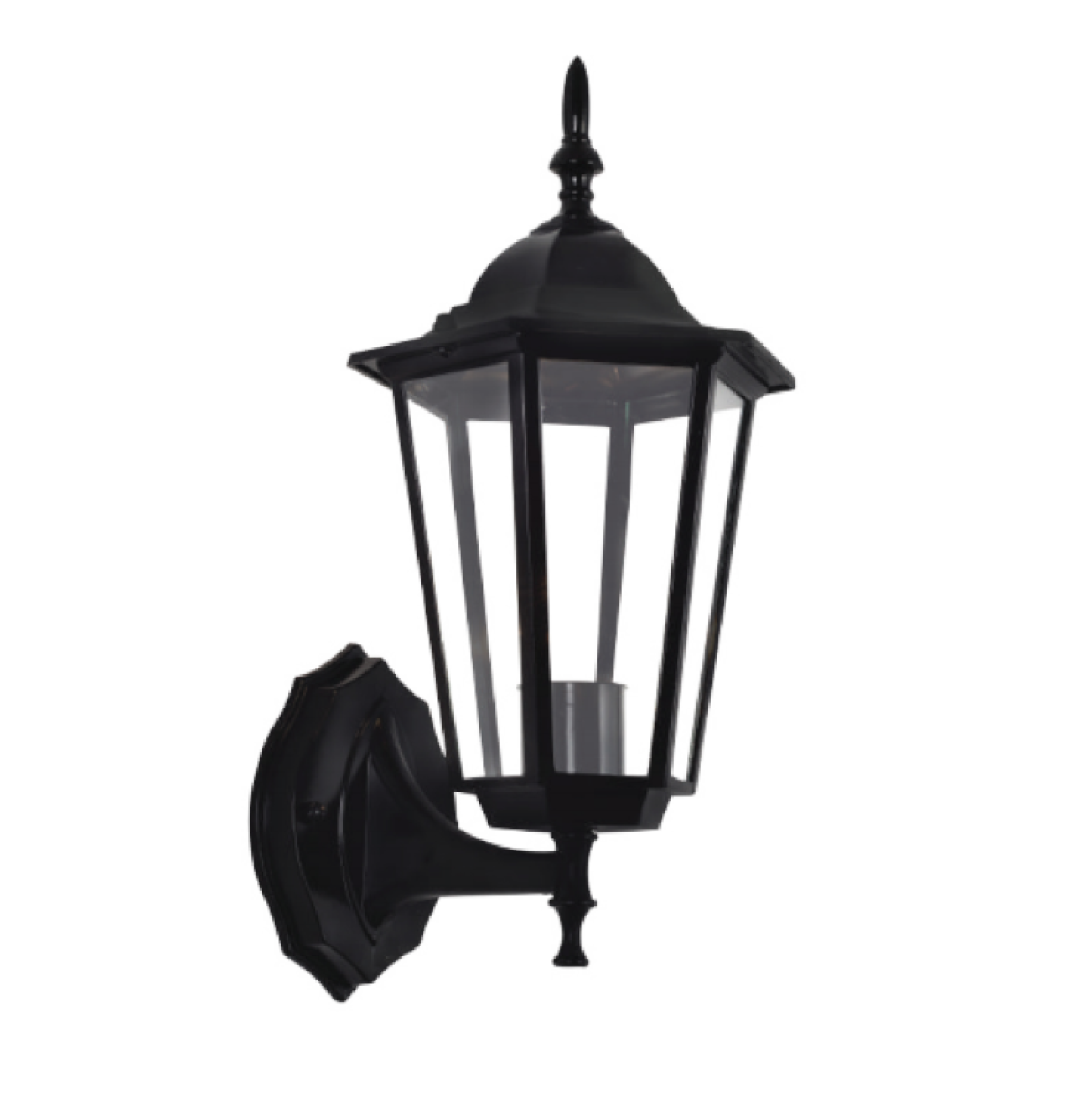 FAROL DE PARED 6 LADOS NEGRO E-27 MERCURY REF IDL91