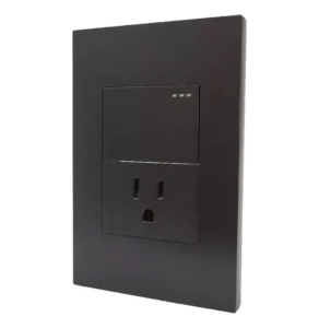 INTERRUPTOR + TOMA C/P BLACK LUXURY MERCURY REF ETI104