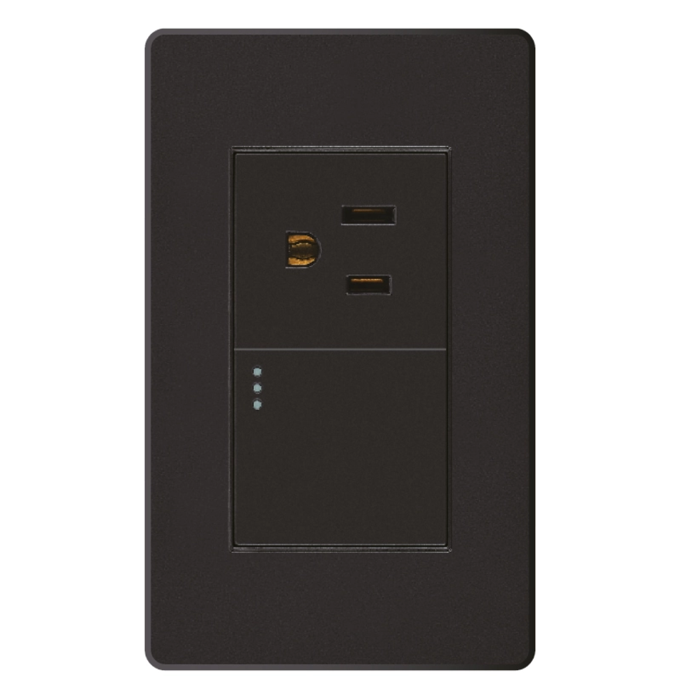 INTERRUPTOR + TOMA NEGRO PLUS MERCURY REF ETI192