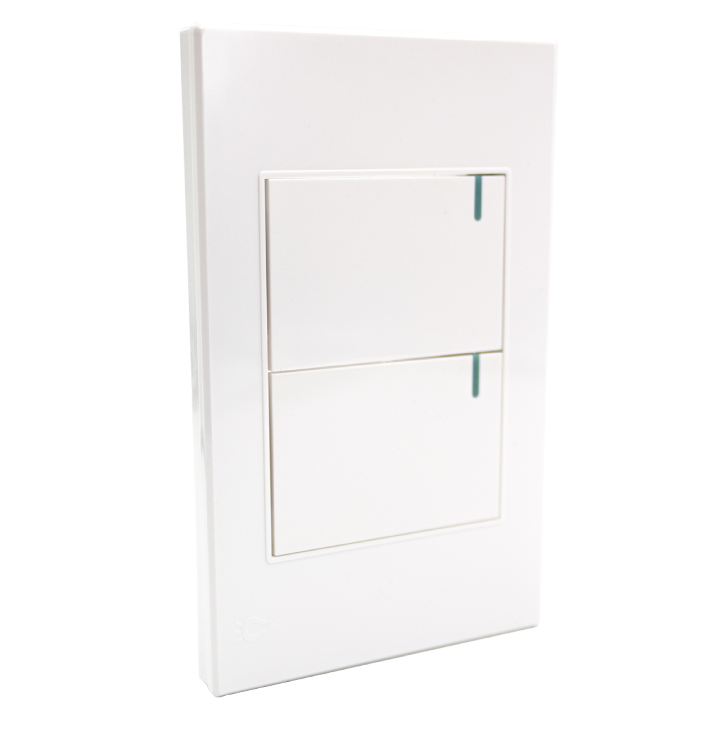 INTERRUPTOR CONM DOBLE S/PLACA PREMIUM WHITE MERCURY REF ETI35