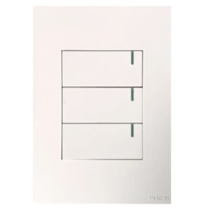 INTERRUPTOR CONM TRIPLE WHITE LUXURY MERCURY REF ETI89