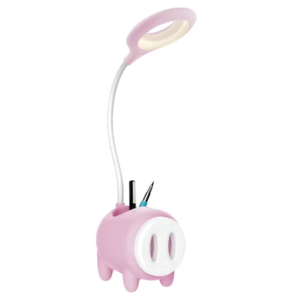 LAMPARA ESCRITORIO LED 4W 4000K KIDS ROSADO RECARGABLE MERCURY IDL39